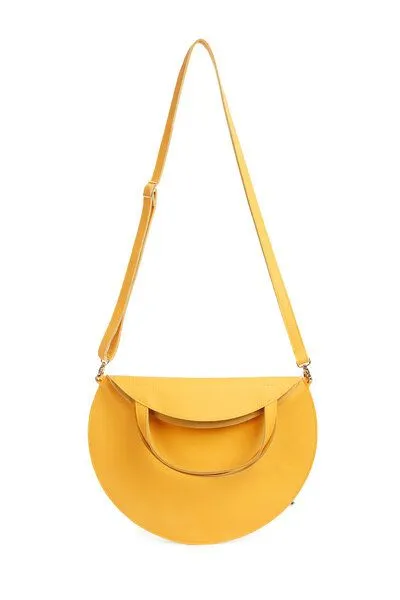 ELEKTROPULLI Runder Shopper von ElektroPulli, Gelb mit gold, – Produktbild 2 von 2