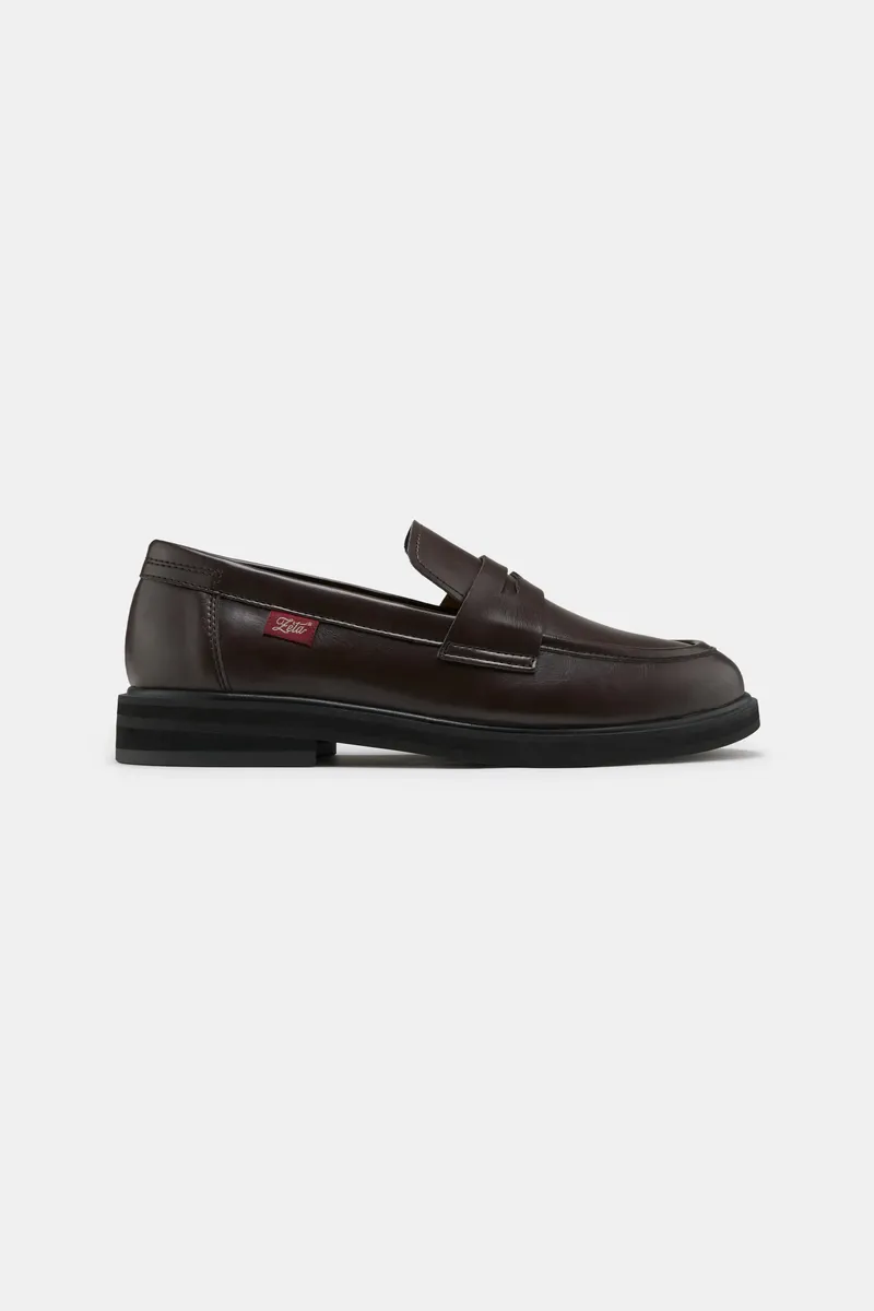 Zèta Zèta Herren vegan Loafers Unisex Douro Braun, Dunkelbraun, – Produktbild 1 von 2