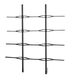 Lechuza® Lechuza® Rankgitter 'Trio Cottage 40', schwarz, ca. 113 x H 170 cm – Produktbild 1 von 1