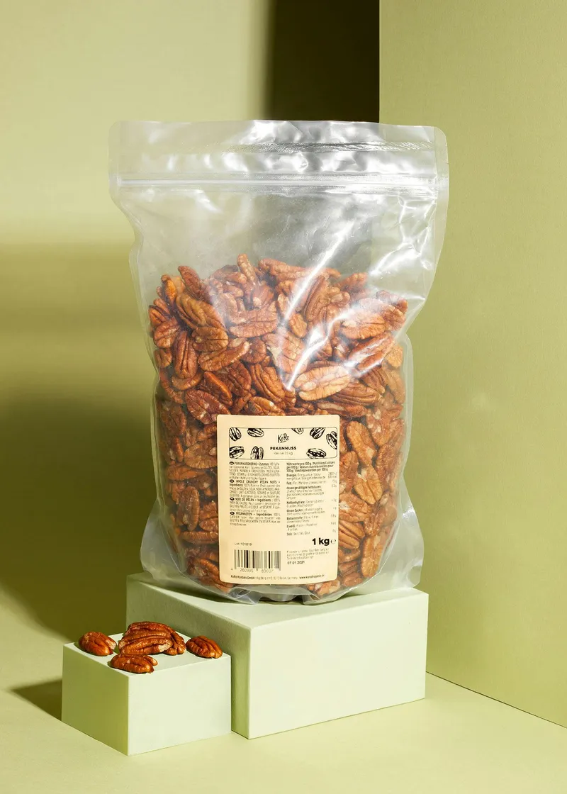 KoRo Pekannusskerne 1 kg – Produktbild 1 von 5