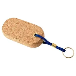 Kork-Deko Kork-Deko Boots-Schlüsselanhänger „oval“ aus Kork (schwimmfähig) – Produktbild 1 von 1
