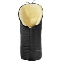 Hofbrucker Hofbrucker Fußsack Kinderwagen Lammfell "Eskimo" schwarz Maße 80 x 35 x 10 cm, Schwarz, – Produktbild 1 von 1