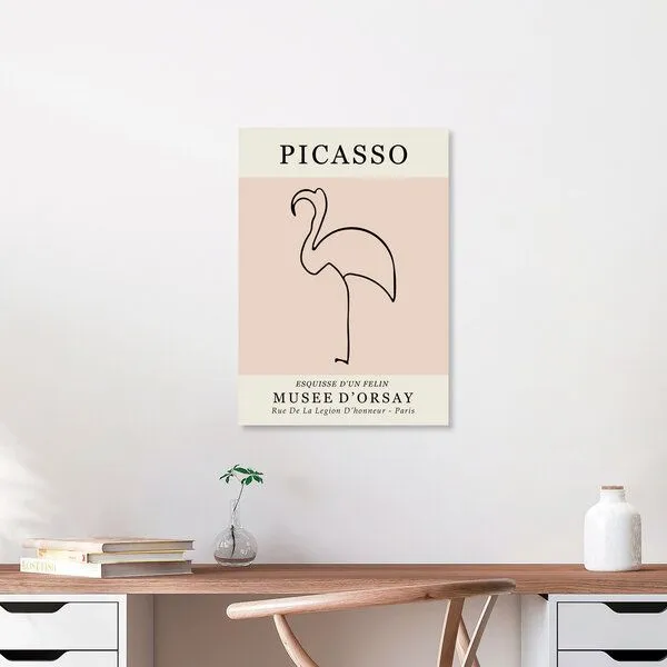 Photocircle Photocircle Poster / Leinwandbild - Picasso - Esquisse D'Un Felin – Produktbild 1 von 8