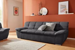 DOMO collection 3-Sitzer Lagoa, moderne Sitzheftung, bequem und komfortabel, frei im Raum stellbar, in großer Farbauswahl – Produktbild 1 von 1