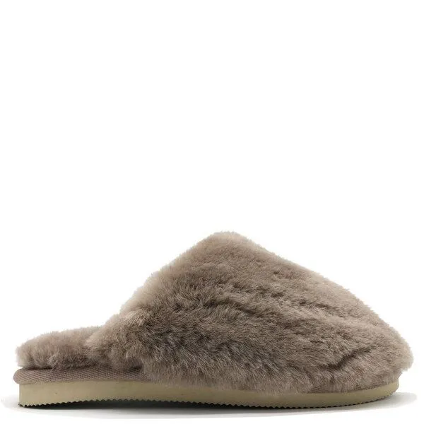 thies Pantoffel aus Schaffell "thies Fluffy", Elephant grey (grau), – Produktbild 1 von 4