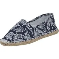 Japanwelt Espadrilles Japanwelt Espadrilles Paisley Muster Espadrilles Classic Canvas Damen und Herren Blau Weiß – Produktbild 1 von 1