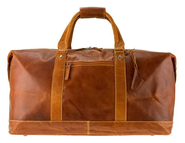 Alpenleder Alpenleder Reisetasche ALABAMA, Cognac, – Produktbild 4 von 4