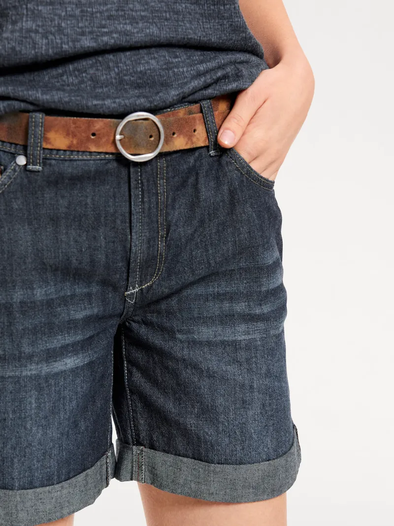 heine Jeansshort dark denim, Dark denim, – Produktbild 1 von 2
