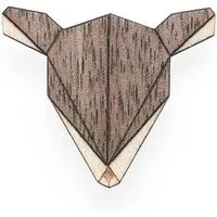 BeWooden BeWooden Brosche aus Holz - Reh | Mode Schmuck – Produktbild 1 von 1