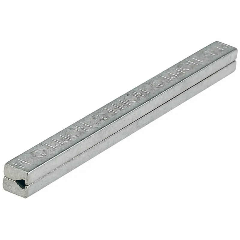 HOPPE Hoppe Vierkant-Profilstift 10x120 mm, geteilt, verzinkt – Produktbild 1 von 1