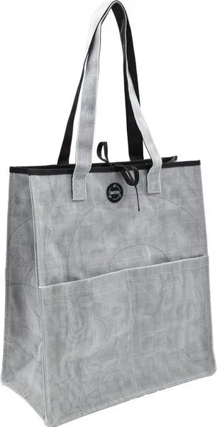 Smateria Smateria Einkaufstasche Shopper L, Silbergrau (grau), – Produktbild 2 von 3