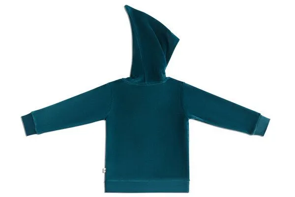 Leela Cotton Leela Cotton Nicky Kapuzenjacke Bio-Baumwolle, Tanne, – Produktbild 3 von 3