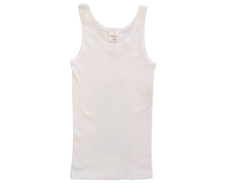 HERMKO Achseltop 2000 4er Pack, Tank Top, 100 % Bio-Baumwolle, Achselshirt, basic, weich, Weiß, – Produktbild 2 von 2