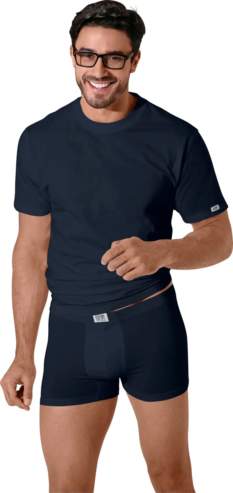 Kumpf Pants marine + stahlblau, Marine + stahlblau, – Produktbild 3 von 3