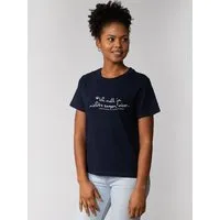 watapparel watapparel T-Shirt Frauen Ich will ja nichts sagen aber, French navy, – Produktbild 1 von 1