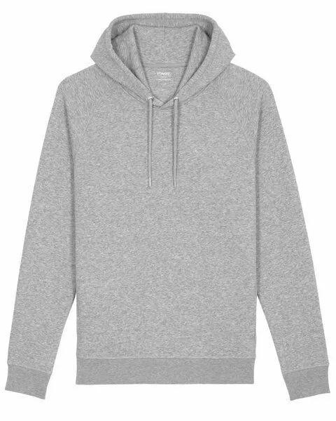YTWOO YTWOO Hoodie für Damen und Herren, Kapuzenpullover, Basic, Unisex, Grau meliert, – Produktbild 1 von 3