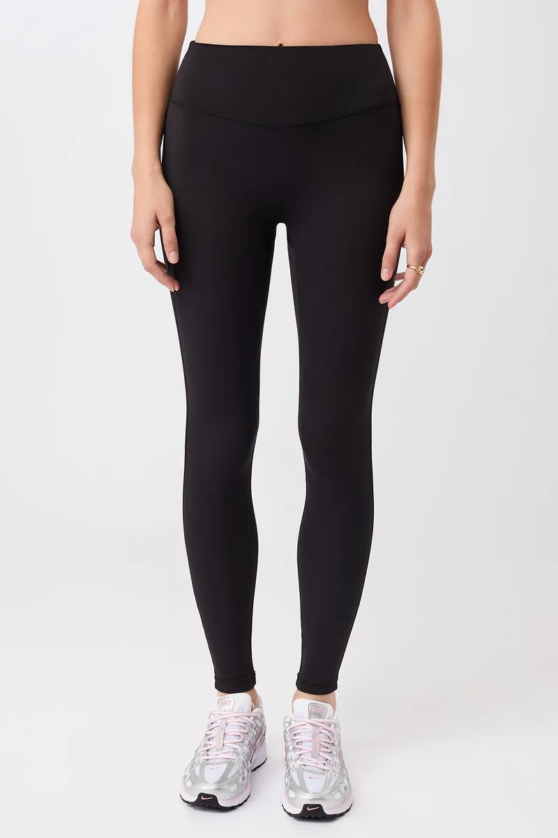 mandala MANDALA Damen vegan Leggings Sporty Vibe Schwarz, Schwarz, – Produktbild 2 von 4