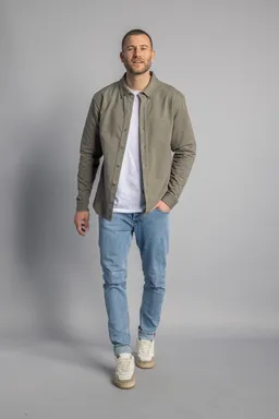 DIRTS DIRTS Herren vegan Jersey-Shirt In Dusty Olive – Produktbild 1 von 1