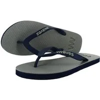 Waves WAVES Flip Flops - Zehentrenner 100 % Naturkautschuk, Schwarz/grau, – Produktbild 1 von 1