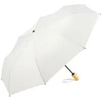 FARE FARE Mini Taschenschirm Automatikfunktion Gerader Griff, Natur weiss, – Produktbild 1 von 1