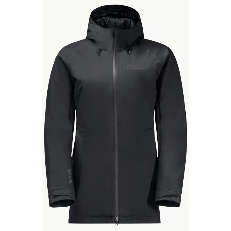 Jack Wolfskin Regenjacke Frauen Jack Wolfskin Stirnberg INS, Noir, – Produktbild 2 von 2