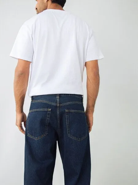 Honest Basics Honest Basics Herren Weite Jeans aus 100% Bio-Baumwolle, Rinse, – Produktbild 4 von 4