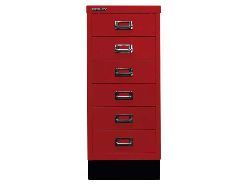 Bisley Bisley Schubladenschrank "MultiDrawer" DIN A4 mit 6 Schubladen kardinalrot – Produktbild 1 von 1