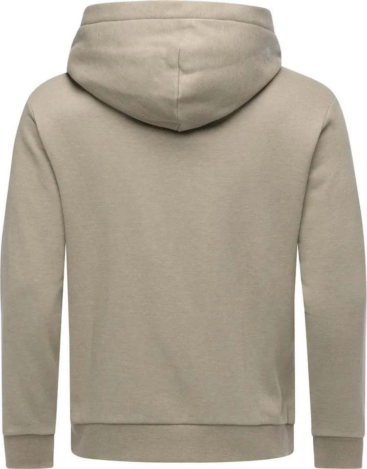 ragwear ragwear Sweatjacke Natten EMB Weiche Herren Kapuzenjacke mit Stickerei, Grün, – Produktbild 4 von 4