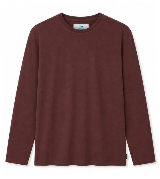 Gary Mash GARY MASH Herren Langarmshirt Scott aus TENCEL Lyocell Mix, Braun, – Produktbild 3 von 4