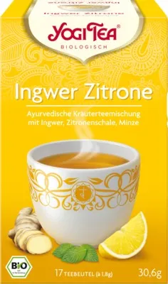 YOGI TEA YOGI TEA Ingwer Zitrone Bio Filterbeutel 17X1.8 g Filterbeutel – Produktbild 1 von 1