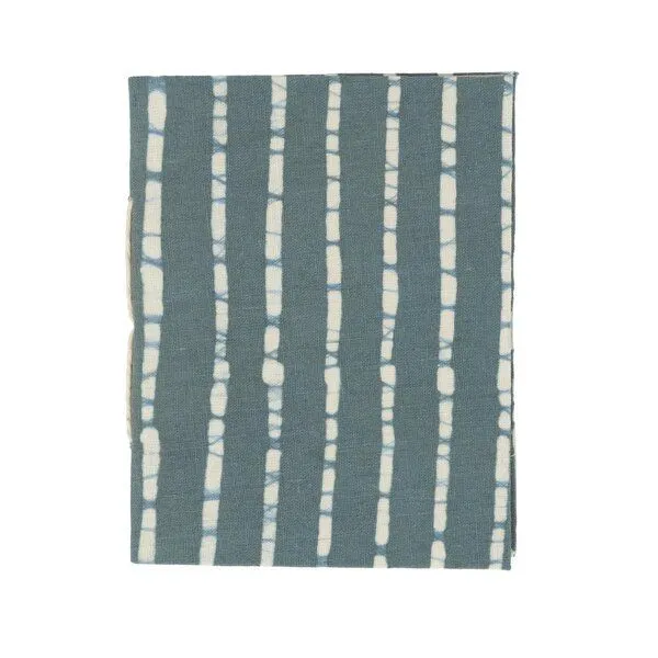 El Puente El Puente Notizbuch mit Stoffumschlag in Grau | Fair Trade & Handmade aus Bangladesch, Grey, – Produktbild 1 von 3