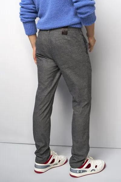 M 5 BY MEYER M 5 BY MEYER Sportliche Chino im Wool Look, Grau (mid grey), – Produktbild 6 von 8