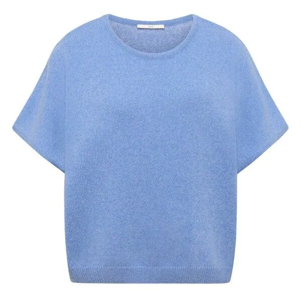LANIUS LANIUS Oversized Pullunder, Light blue melange, – Produktbild 1 von 5