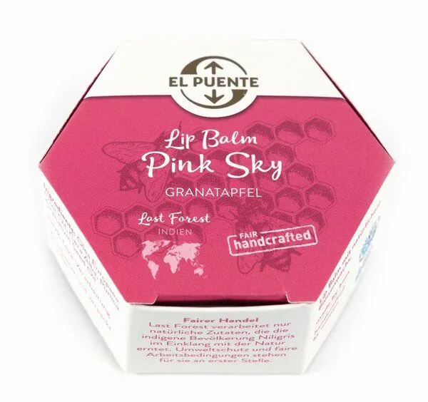 El Puente El Puente Lip Balm "Pink Sky" | Fair Trade, Mehrfarbig, – Produktbild 1 von 2