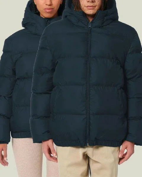 YTWOO YTWOO Dicke Steppjacke für kalte Tage, nachhaltig produziert, Winterjacke, Öko Mode, Blau, – Produktbild 1 von 4
