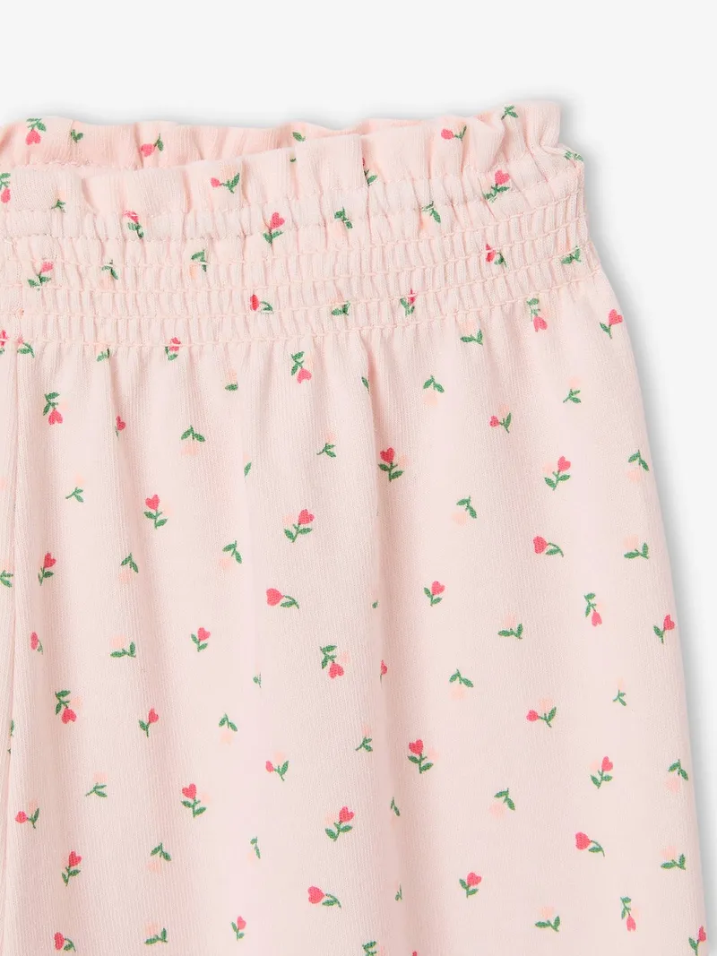 Vertbaudet Geblümte Baby Hose für Neugeborene hell, Hellrosa, – Produktbild 2 von 2
