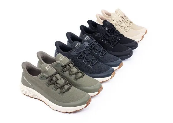 8000Kicks 8000Kicks Trekker, der ultimative wasserdichte Hanfschuh zum Reisen um die Welt., Dunkelgrün, – Produktbild 2 von 3