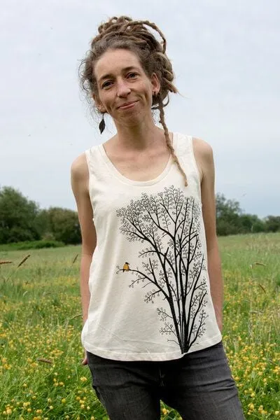 Cmig Cmig Damen Tank-Top Erle mit Elster in natural raw – Produktbild 2 von 4
