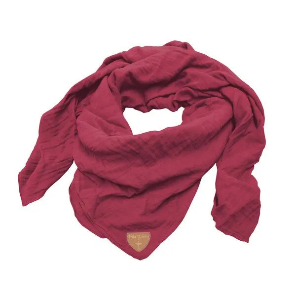 Frija Omina Frija Omina Musselin-Tuch / Mull-Halstuch Skarna, Beere (rot), – Produktbild 1 von 1