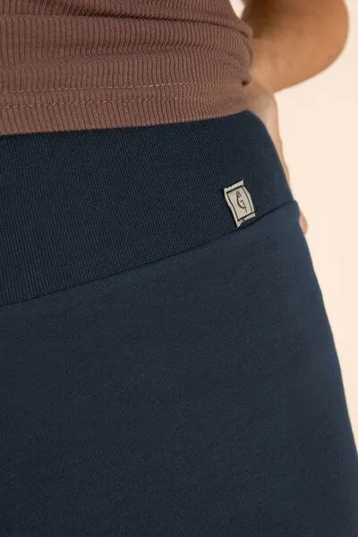La Gitana La Gitana Culotte Hose Damen Bio-Baumwolljersey nachhaltig – „Loah“, Blau, – Produktbild 4 von 4