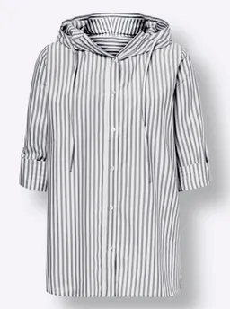 heine Gestreifte Bluse khaki-ecru-gestreift – Produktbild 1 von 1