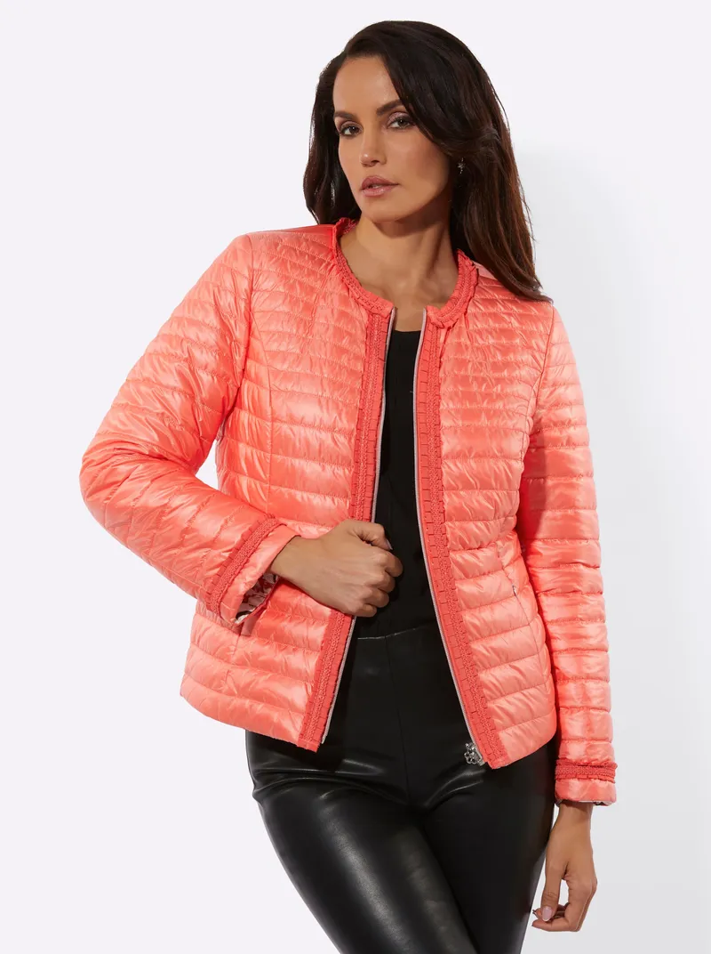 Witt Wendejacke, Champagner-koralle-bedruckt, – Produktbild 3 von 3