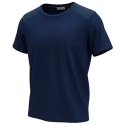 körber mode körber mode T-Shirt aus europäischem Hanf und Biobaumwolle dunkelblau weich – Produktbild 1 von 1