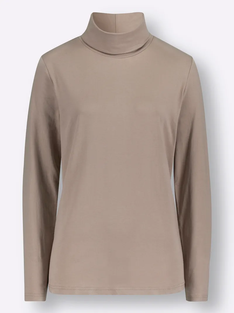 Witt Rollkragenshirt sesam, Sesam, – Produktbild 1 von 2