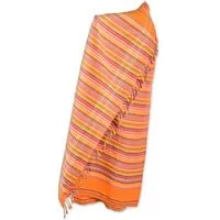 Africulture Africulture Kikoy Strandtuch, Sarong, gestreift, Goldgelb, – Produktbild 1 von 1