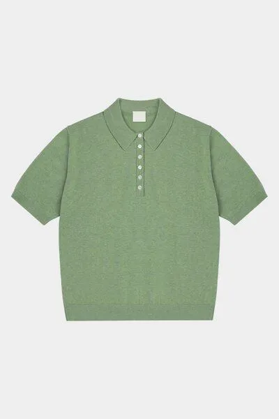 FUB FUB - Classic Polo, Grün (apple melange), – Produktbild 2 von 2