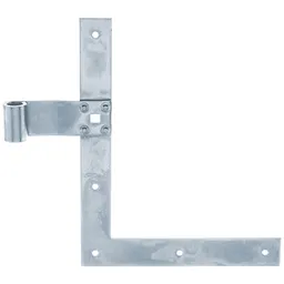 Alberts ALBERTS Fensterladen-Winkelband, gerade, oben, gelb verzinkt, HxL 250x200mm, Rolle Ø13mm – Produktbild 1 von 1