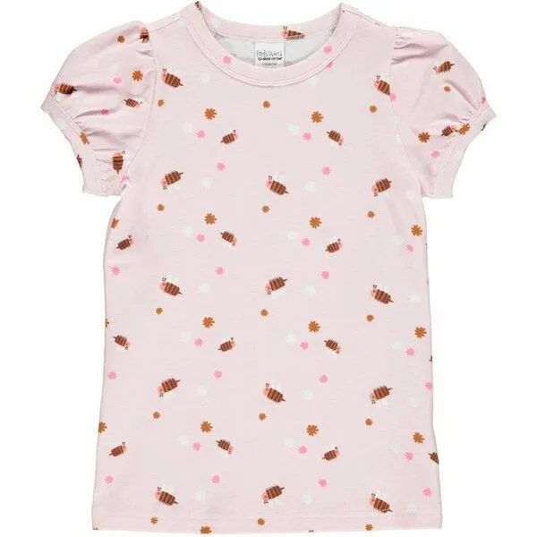 Fred's World by Green Cotton Fred's World by Green Cotton Kurzam - T-Shirt Bienen, Rose, – Produktbild 1 von 2