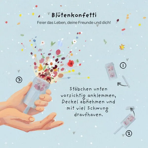 Die Stadtgärtner Die Stadtgärtner Blütenkonfetti im Popper – Produktbild 2 von 2