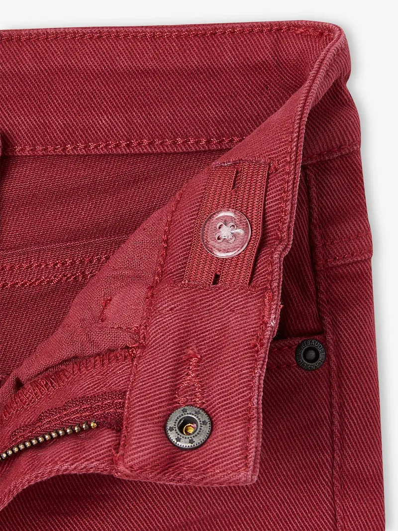 Vertbaudet Jungen Slim-Fit-Hose, Terrakotta farbe, – Produktbild 2 von 3